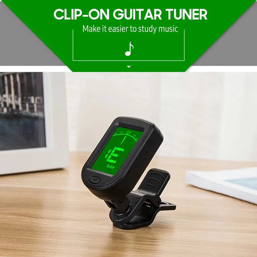 Musical Instrument Art - T-02 จูนเนอร์กีตาร์ Clip-on Chromatic Digital Tuner