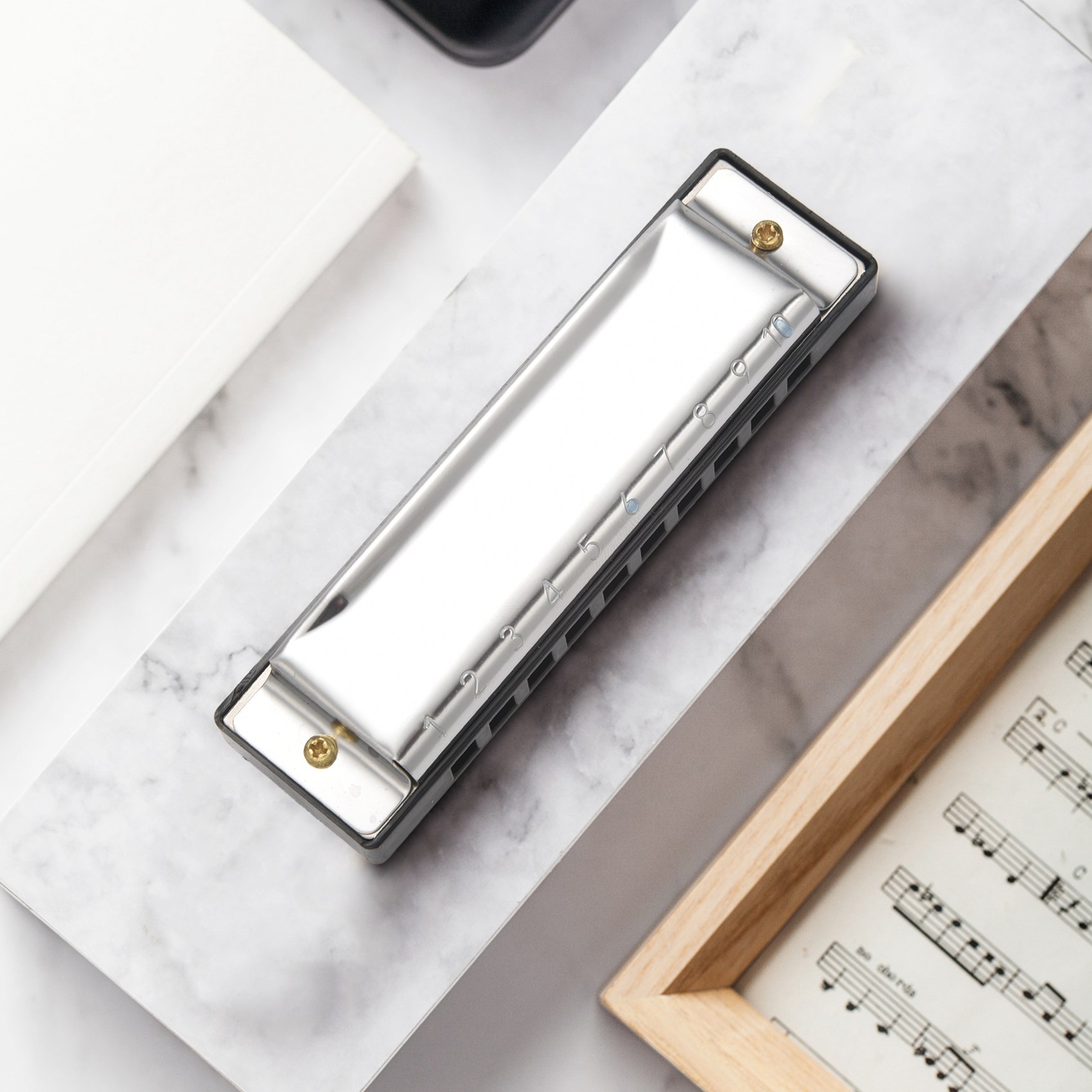 ABXY 10 โฮลส์ บลูส์ ฮาร์โมนิก้ - Musical Instrument Organ บทวิจารณ์และราคา
