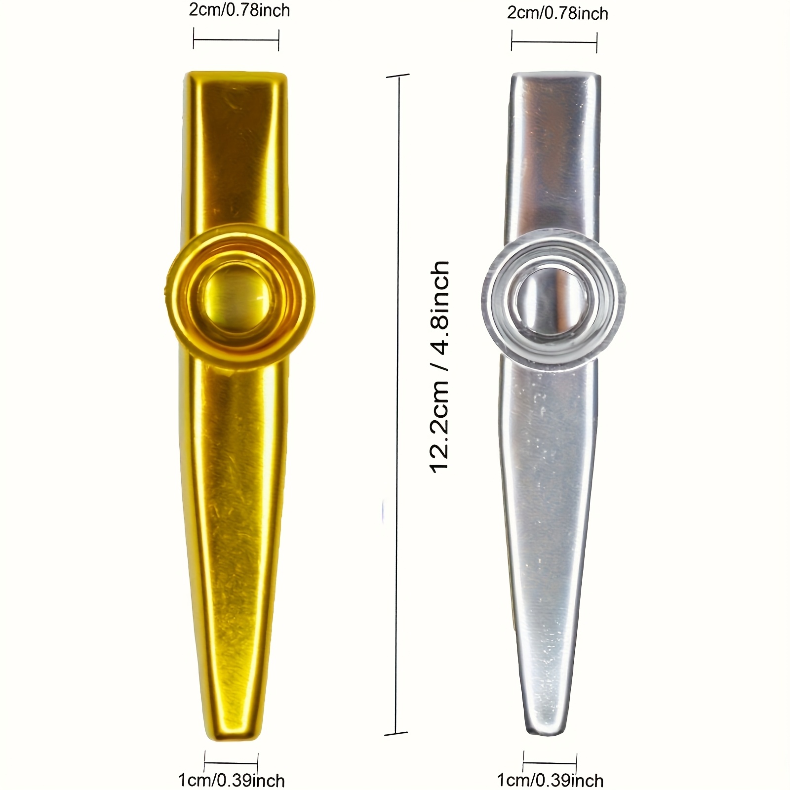 คาซูโลหะ 7 ชิ้น ดีไซน์เรียบง่า - Musical Instrument Art บทวิจารณ์และราคา