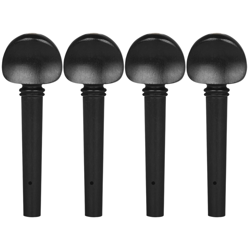 4 ชิ้น Viola หัวเครื่อง Ebony  - Musical Instrument Viola บทวิจารณ์และราคา