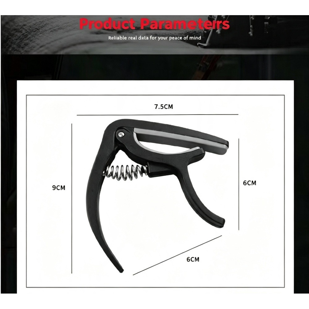 คาโป้กีตาร์ 2 in 1 พร้อมที่ดึง - Musical Instrument Art บทวิจารณ์และราคา