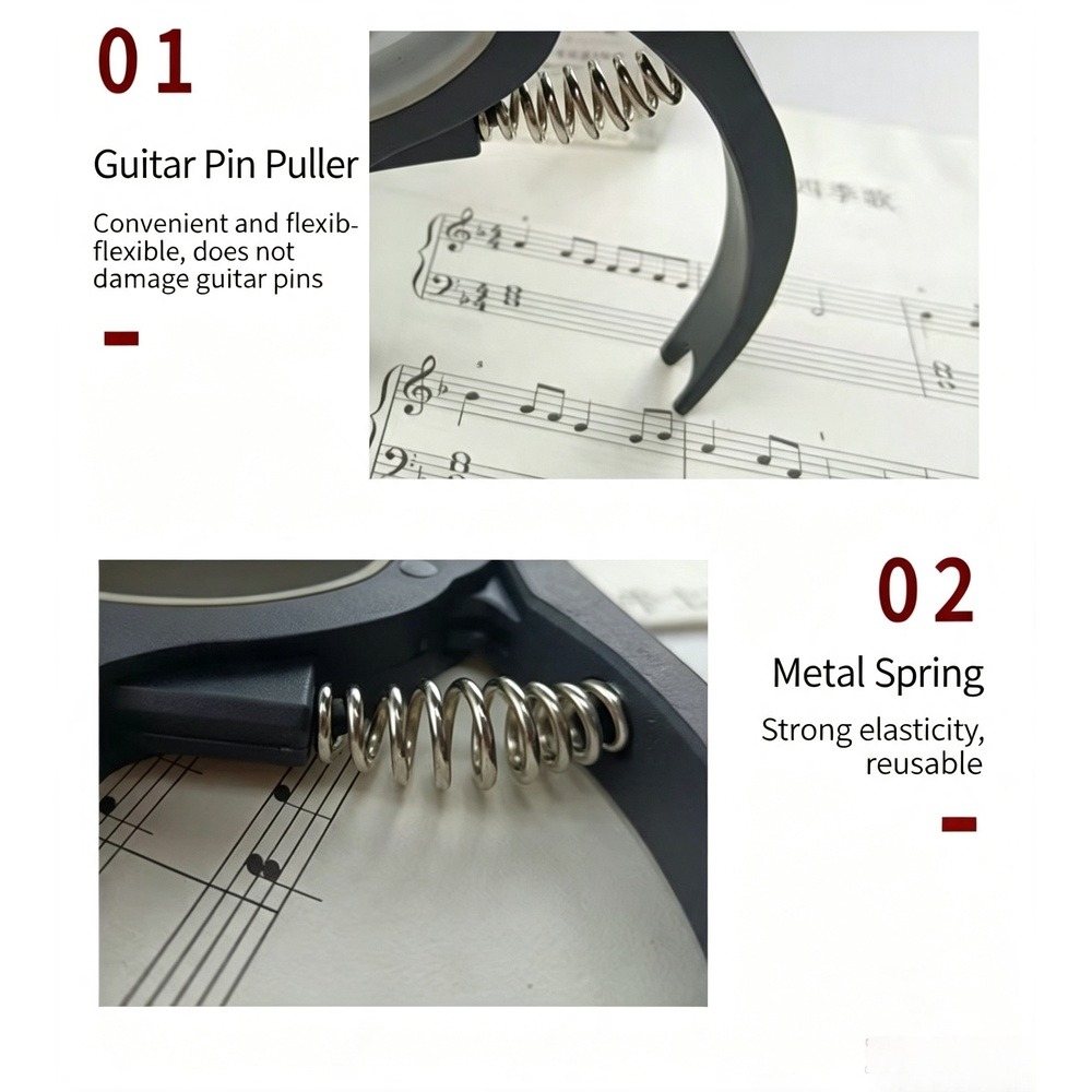 คาโป้กีตาร์ 2 in 1 พร้อมที่ดึง - Musical Instrument Art บทวิจารณ์และราคา