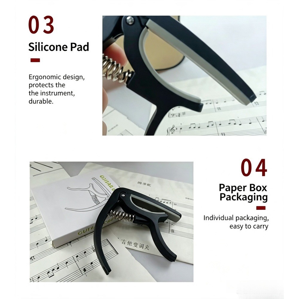 คาโป้กีตาร์ 2 in 1 พร้อมที่ดึง - Musical Instrument Art บทวิจารณ์และราคา