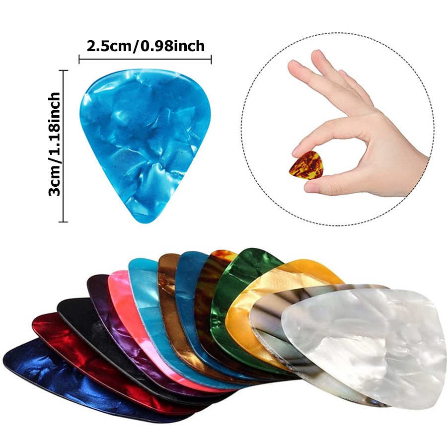 30 ชิ้น บรรจุกล่อง ปิ๊กกีตาร์  - Musical Instrument Organ บทวิจารณ์และราคา