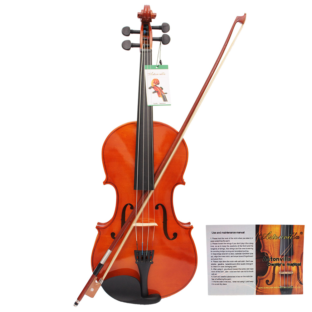 ไวโอล่าไม้สปรูซแท้ขนาด 16 นิ้ว - Musical Instrument Viola บทวิจารณ์และราคา
